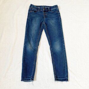 5/$25 Jumping‎ Beans skinny stretch dark wash denim jean pants jeggings - Size 7